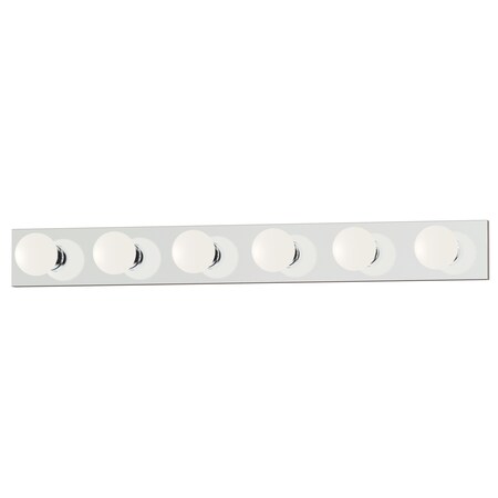Maxim Lighting Essentials 6-Light 36" Wide Polished Chrome Vanity Light 4456PC